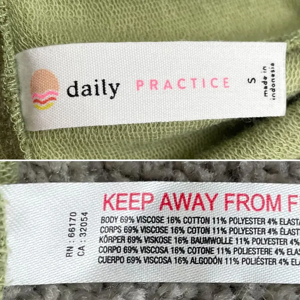 Anthropologie Daily Practice Shorts Womens S Green Corset Shorts Green Flowy